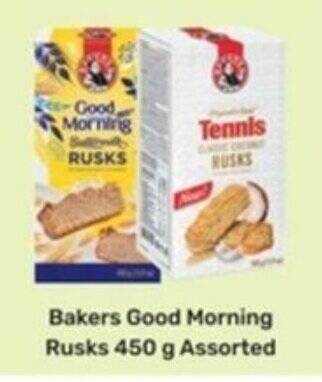 Game Bakers Good Morning Rusks 450g Assorted offer
