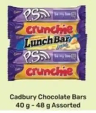 Game Cadbury Chocolate Bars 40g -48g Assorted offer