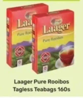 Game Laager Pure Rooibos Tagless Teabags 160s offer
