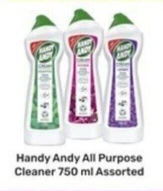 Game Handy Andy Cleaner 750 ml Assorted offer