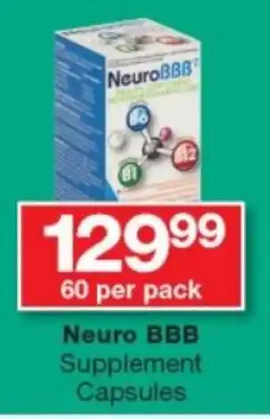 Neuro BBB Supplement Capsules 60 per pack