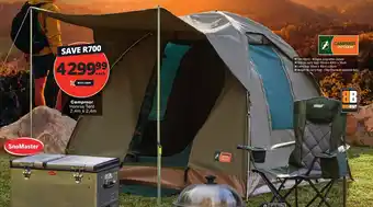 Checkers Campmor Hennie Tent 2,4m x 2,4m offer