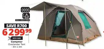 Checkers Campmor Overlander Tent 3m x 3m offer