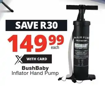 Checkers Bush Baby Inflator Hand Pump offer