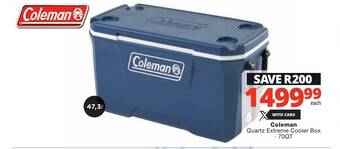 Checkers Coleman Quartz Extreme Cooler Box offer