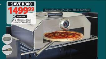Checkers LK's Stainless Steel Premium Pizza Oven offer
