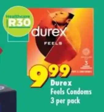 Durex Feels Condoms 3 per pack