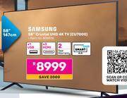 Game Samsung 58(147cm) crystal uhd 4k tv cu7000 offer
