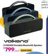 Game Volkano x vxs200 portable bluetooth speaker-each offer