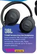 Game Jbl t720bt wireless over-ear headphones offer