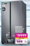Game Samsung 647 ltr side-by- side fridge with space max technology rs62r5011m9 offer