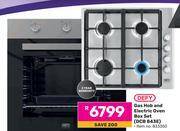 Game Defy gas hob & electric oven box set dcb 843e offer