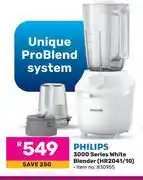 Game Philips 3000 series white blender hr2041/10 offer