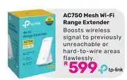 Game Tp-link ac750 mesh wifi range extender offer
