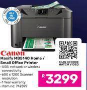 Game Canon maxify mb5140 home/small office printer offer