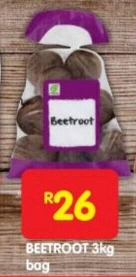 Shoprite BEETROOT 3kg bag offer