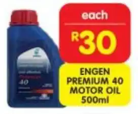 Shoprite ENGEN PREMIUM 40 MOTOR OIL 500ml offer