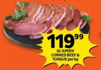 AL'AMIEN CORNED BEEF & TONGUE per kg