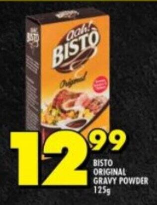 Shoprite BISTO ORIGINAL GRAVY POWDER 125g offer