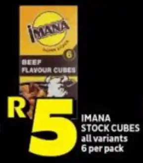 Shoprite IMANA STOCK CUBES all variants 6 per pack offer