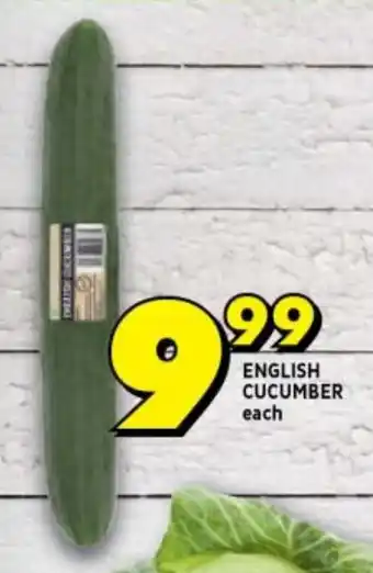 Shoprite ENGLISH CUCUMBER offer