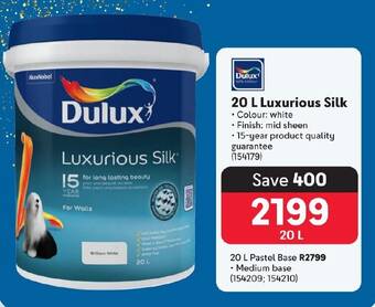 Makro Dulux 20 L Luxurious Silk offer