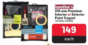 Hamilton's 225 mm Premium Interior or Exterior Paint Trayset