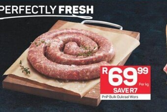 Pick n Pay PnP Bulk Oukraal Wors offer