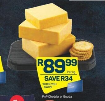 Pick n Pay PnP Cheddar or Gouda offer