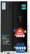 Russells Hisense 514l sbs fridge h670smib-wd offer