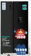 Russells Hisense 514l sbs fridge h670smib-wd offer