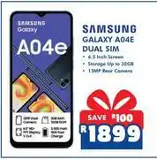 Russells Samsung galaxy a04e dual sim offer