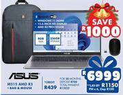 Russells Asus m515 amd r3 + bag & mouse offer