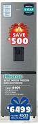 Russells Hisense 263l fridge freezer inox h370biwd offer