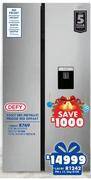 Russells Defy 555l sbs metallic fridge wd dff447 offer