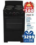 Russells Univa 4 plate electric stove u405b offer