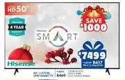 Russells Hisense 50 (127cm) uhd smart tv offer