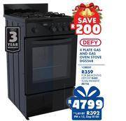 Russells Defy 4 plate gas & gas oven stove dgs568 offer