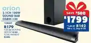 Russells Orion 2.1 ch 100w sound bar osbw-130 offer