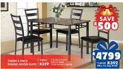 Russells Owen 5 piece dining room suite offer