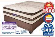 Russells Sleepmasters royal roma 152cm queen bed set offer