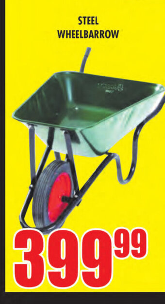 Boxer Build Steel Wheelbarrow offer