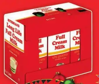 Shoprite RITEBRAND LONG LIFE MILK all variants 6x1L per pack offer