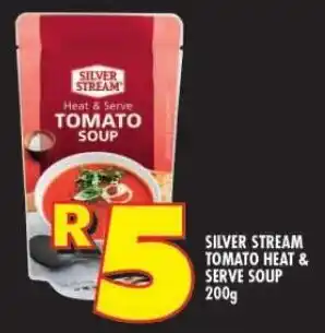 Shoprite SILVER STREAM TOMATO HEAT & SERVE SOUP 200g offer