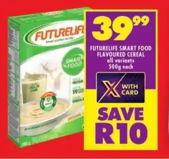 Shoprite FUTURELIFE SMART FOOD FLAVOURED CEREAL all variants 500g each offer