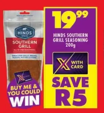 HINDS SOUTHERN GRILL SEASONING 200g