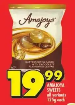 Shoprite AMAJOYA SWEETS all variants 125g each offer