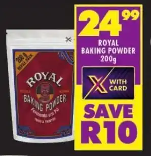 Shoprite ROYAL BAKING POWDER 200g offer