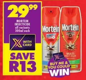 Shoprite MORTEIN INSECTICIDE all variants 300ml each offer