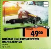 Midas Autogear High Pressure Power Washer Adaptor 480mm HPPW01 offer